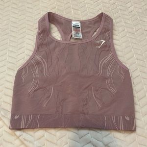 Gym shark crop top work out